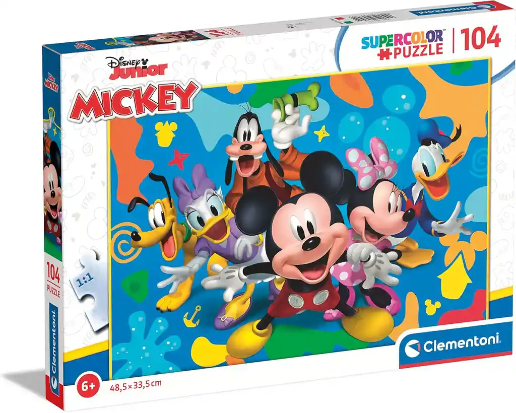 Rompecabezas 104 Piezas Mickey Y Amigos Clementoni Niños