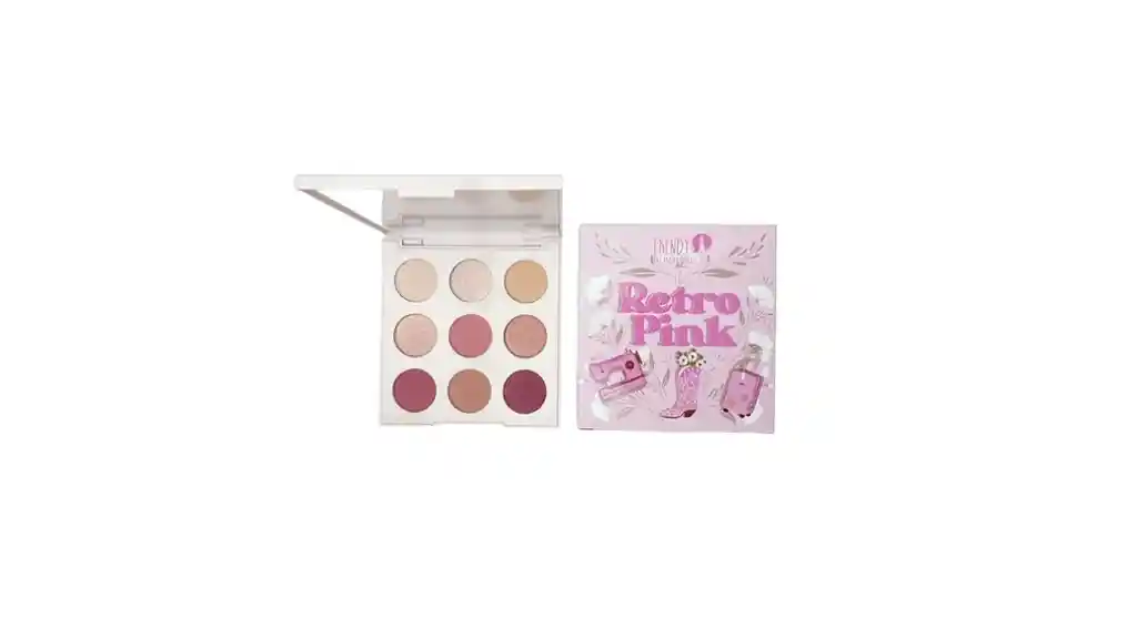 Paleta Sombras X 9 Tono Retro Pink Trendy