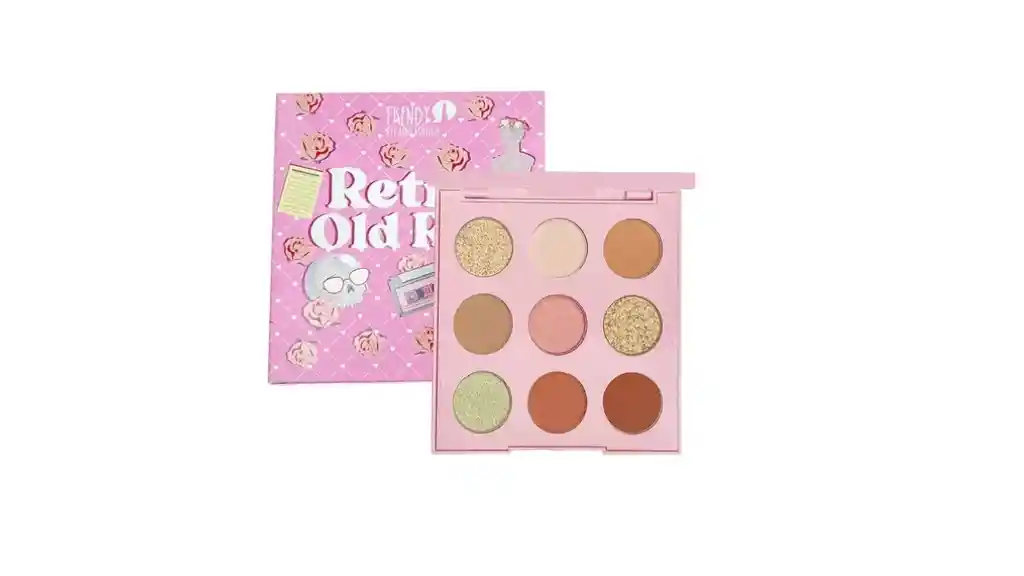 Paleta Sombras X 9 Tono Retro Old Rose Trendy
