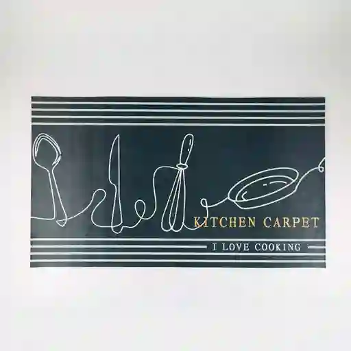 Tapete Dib Cocina 50x90cm Negro Pvc