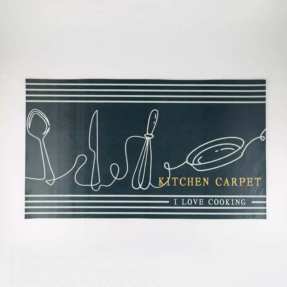 Tapete Dib Cocina 50x90cm Negro Pvc