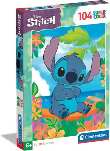 Rompecabezas 104 Piezas Stitch En La Playa Clementoni Niños
