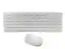 Combo Teclado Y Mouse Inalámbrico Km-520 Blanco