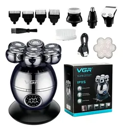 Set Combo Maquina Rasuradora Depilador Cabezales Flexibles