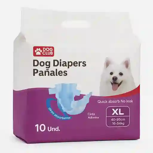 Pañales Dog Diapers Talla Xl 10 Und
