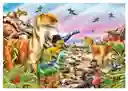 Rompecabezas 104 Piezas Tierra De Dinosaurios Para Niños