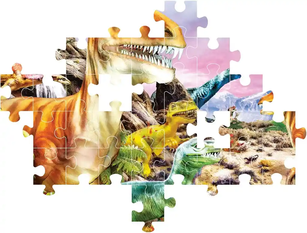 Rompecabezas 104 Piezas Tierra De Dinosaurios Para Niños