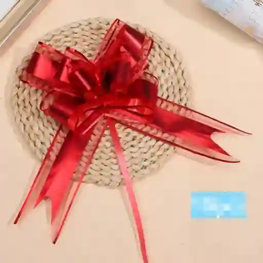 Moño Decorativo Arma-fácil Moño Mágico Para Detalles Extra-grande Rojo