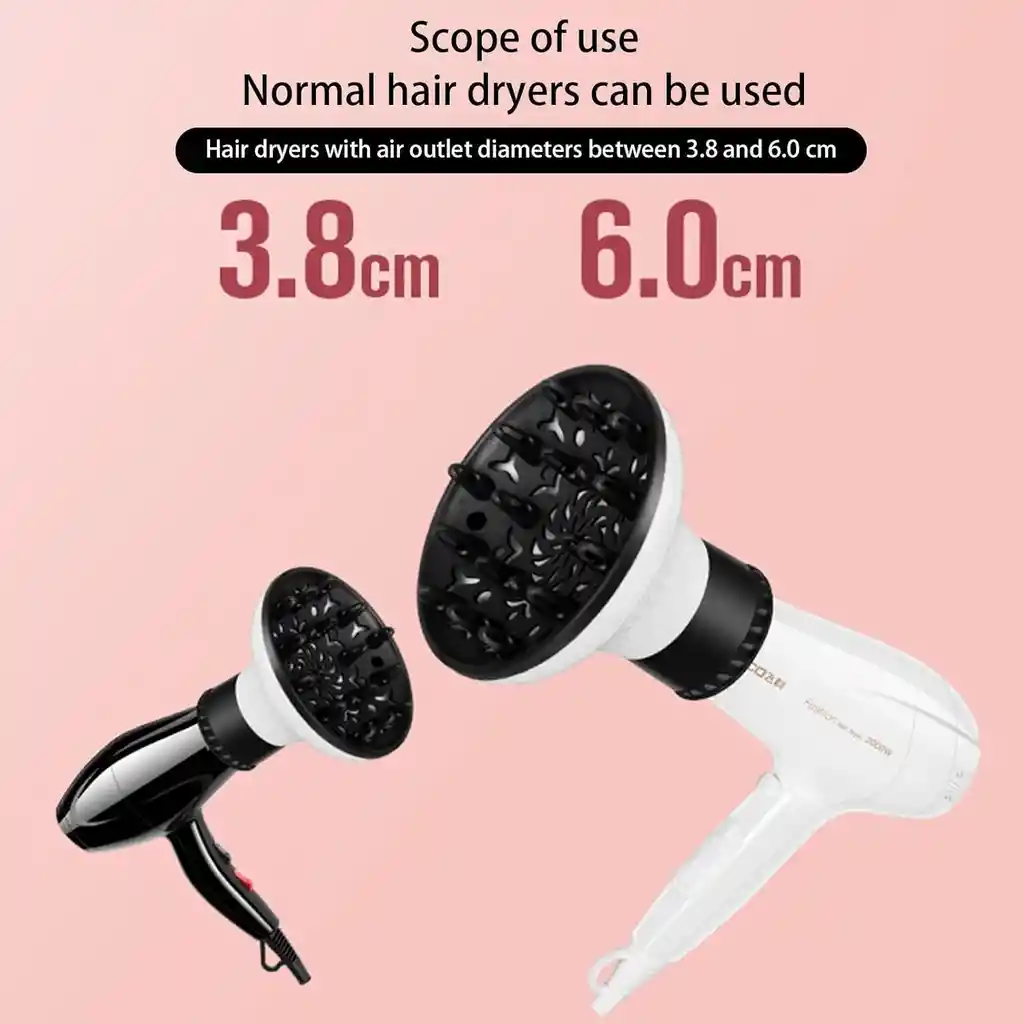 Difusor Para Secador De Cabello Rizos Cabello Rizado Ondulado
