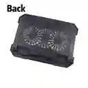 Base Refrigerante 2 Ventiladores Soporte Cel Kl-332 Negro
