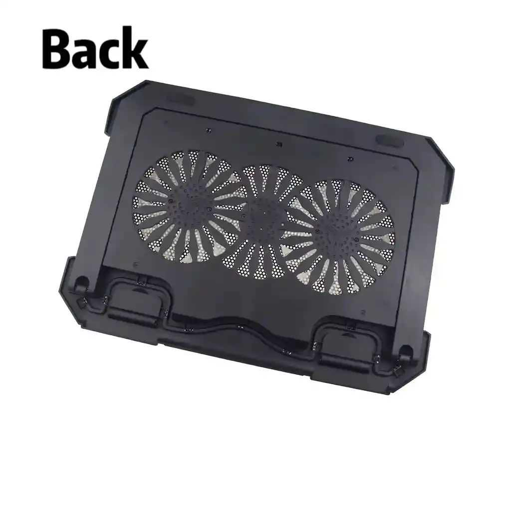Base Refrigerante 2 Ventiladores Soporte Cel Kl-332 Negro