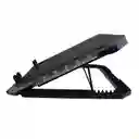Base Refrigerante 2 Ventiladores Soporte Cel Kl-332 Negro