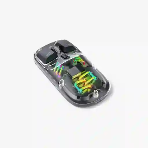 Mouse Rgb Jertech Inalambrico Transparente Wb-112