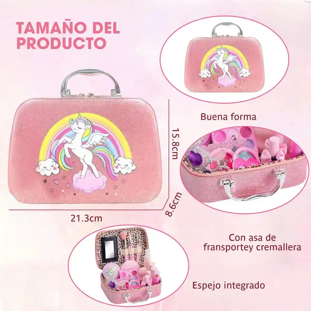 Juguetes Set De Lavable Y Seguro Para Maquillaje Para Niñas