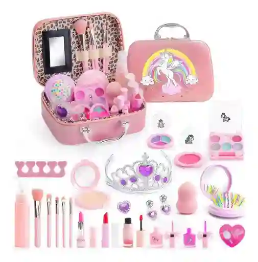 Juguetes Set De Lavable Y Seguro Para Maquillaje Para Niñas