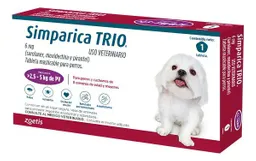Simparica Trio Perros 2,5 A 5kg