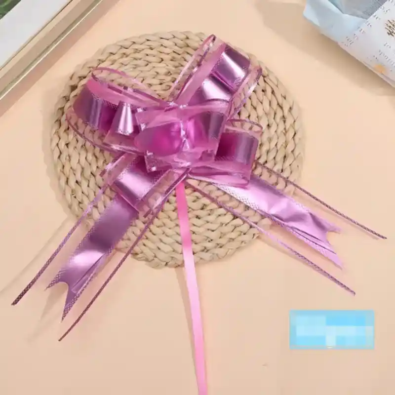 Moño Decorativo Arma-fácil Moño Mágico Para Detalles Extra-grande Rosado Oscuro