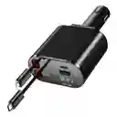 Cargador Carro 4 En 1 Retractil