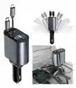Cargador Carro 4 En 1 Retractil