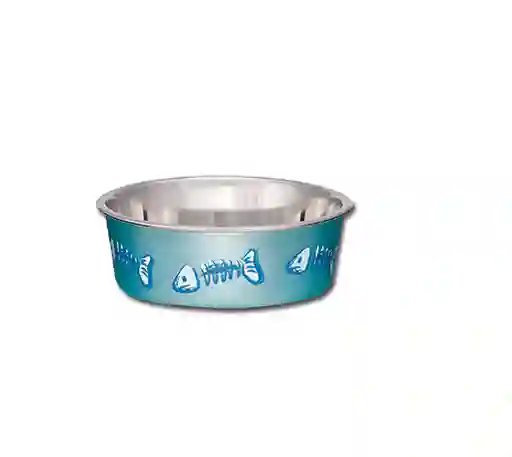 Loving Pets Comedero Gato Expression Pez Azul