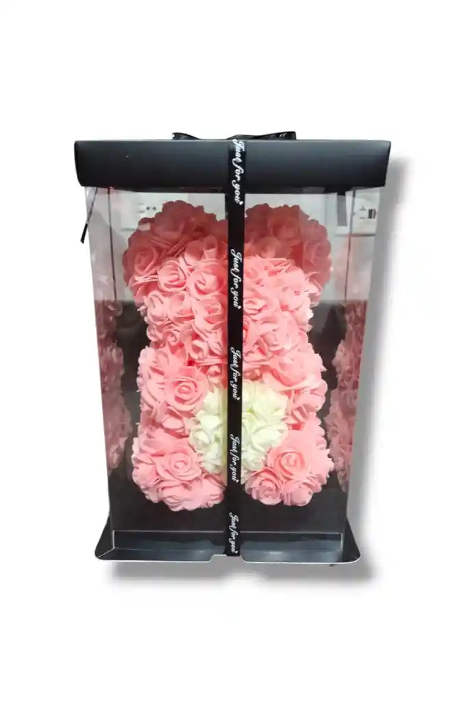 Oso De Rosas En Foami 25 Cm