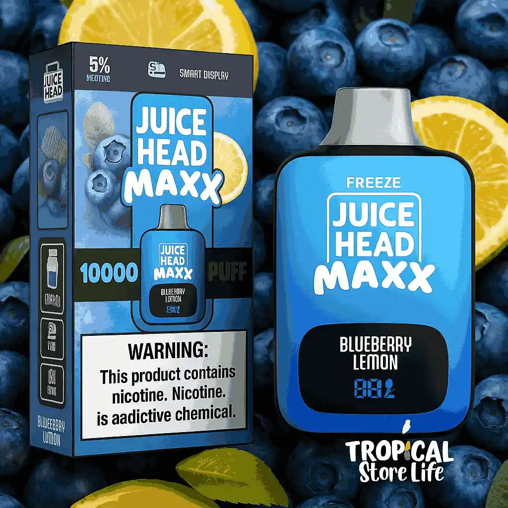 Juice Head Maxx - Blueberry Lemon 10.000puff