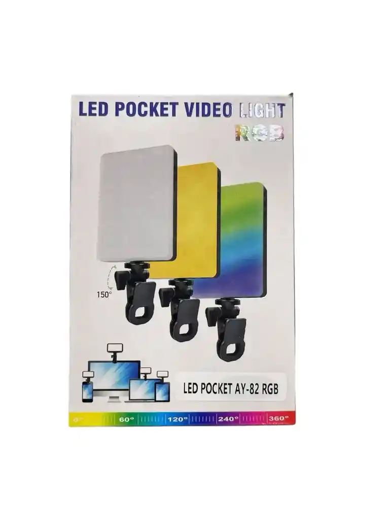 Luz Led Rgb Recargable Para Celular Ay-82 Nuevo