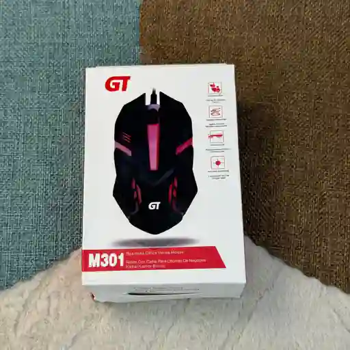 Mouse Gamer Alambrico Usb Luces Rgb M301