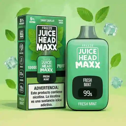Juice Head Maxx - Fresh Mint 10.000puff