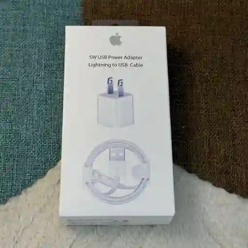 Cargador Completo De Iphone 5w / Cable Usb