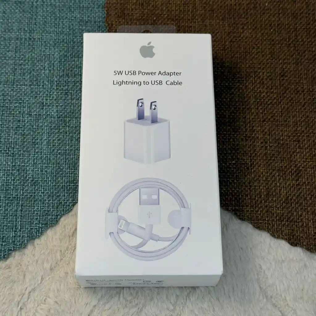 Cargador Completo De Iphone 5w / Cable Usb