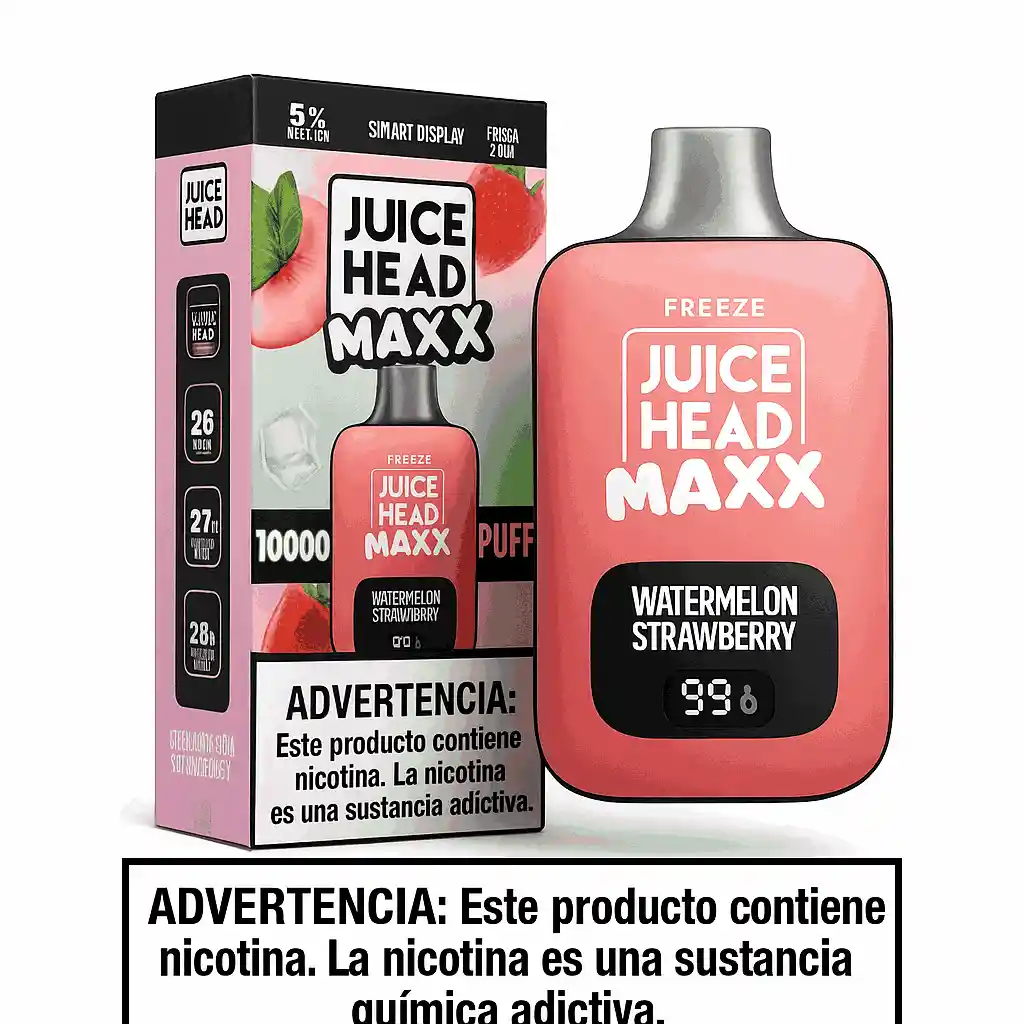 Juice Head Maxx - Watermelon Strawberry 10.000puff