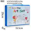 Set De Arte Para Niños De 208 Piezas Azul
