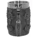 Vaso Taza Mug Vikingo Medieval Mango De Dragón Coleccionable