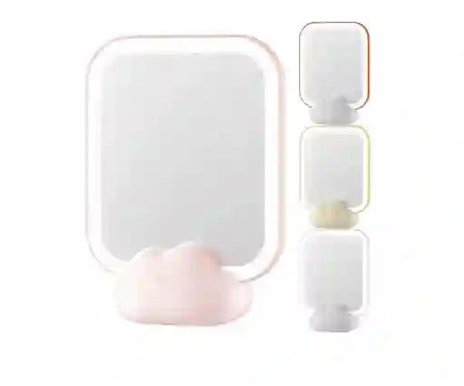 Espejo Led Recargable Cs313 Diseño Nube