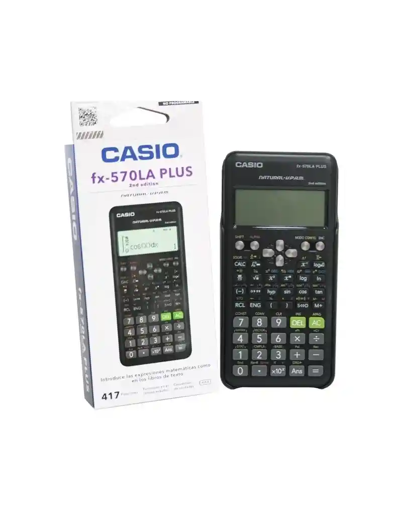 Calculadora Cientifica Casio Fx 570la Plus 417 Funciones