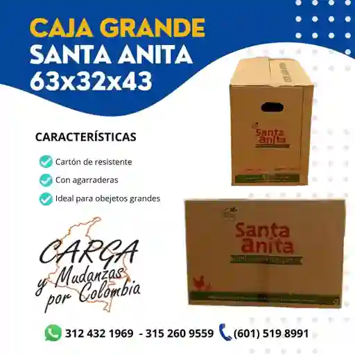 Caja Santa Anita 63x33x43- Empaque