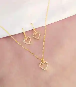 Set Collar + Topos Corazon