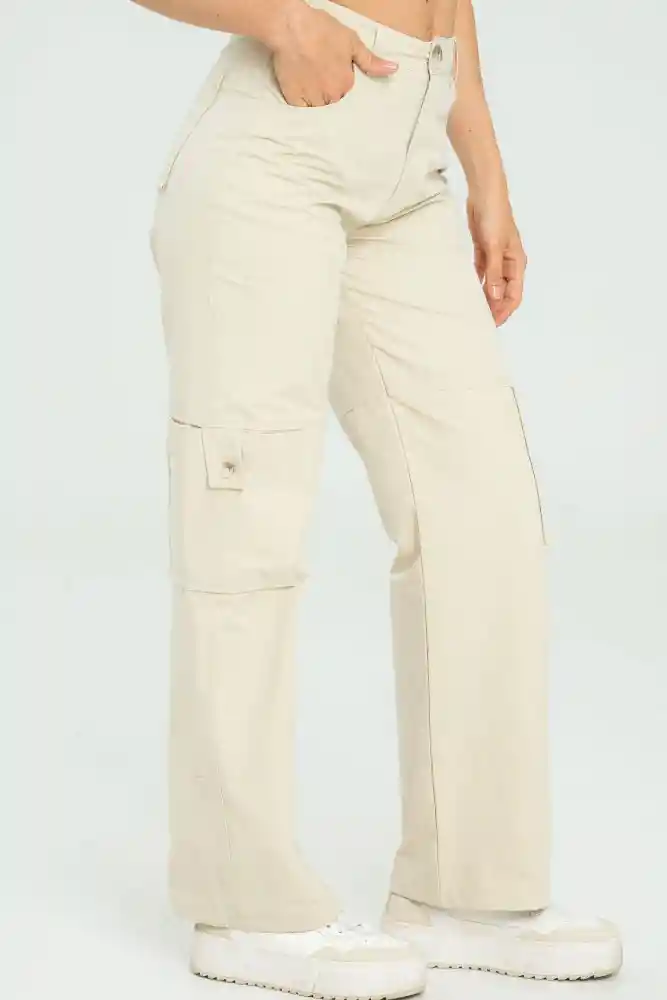 Pantalon Irina Color Beige Claro Talla 6