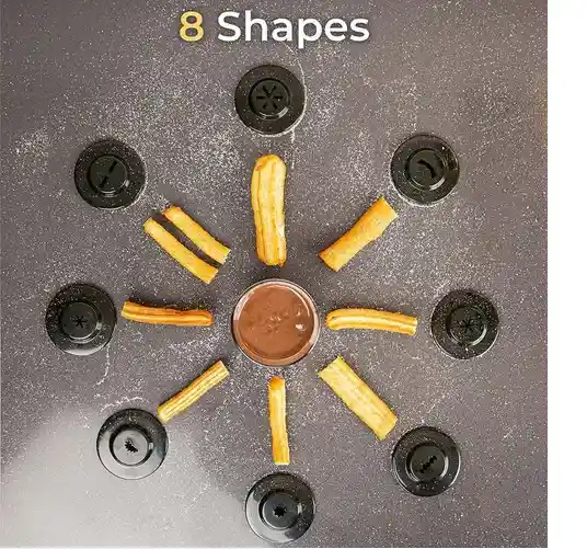 Maquina Manual Para Hacer Churros Y Galletas Con 8 Discos