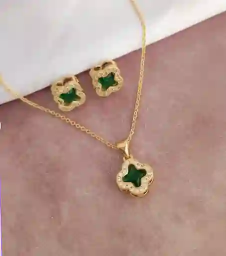 Set Collar Trebol