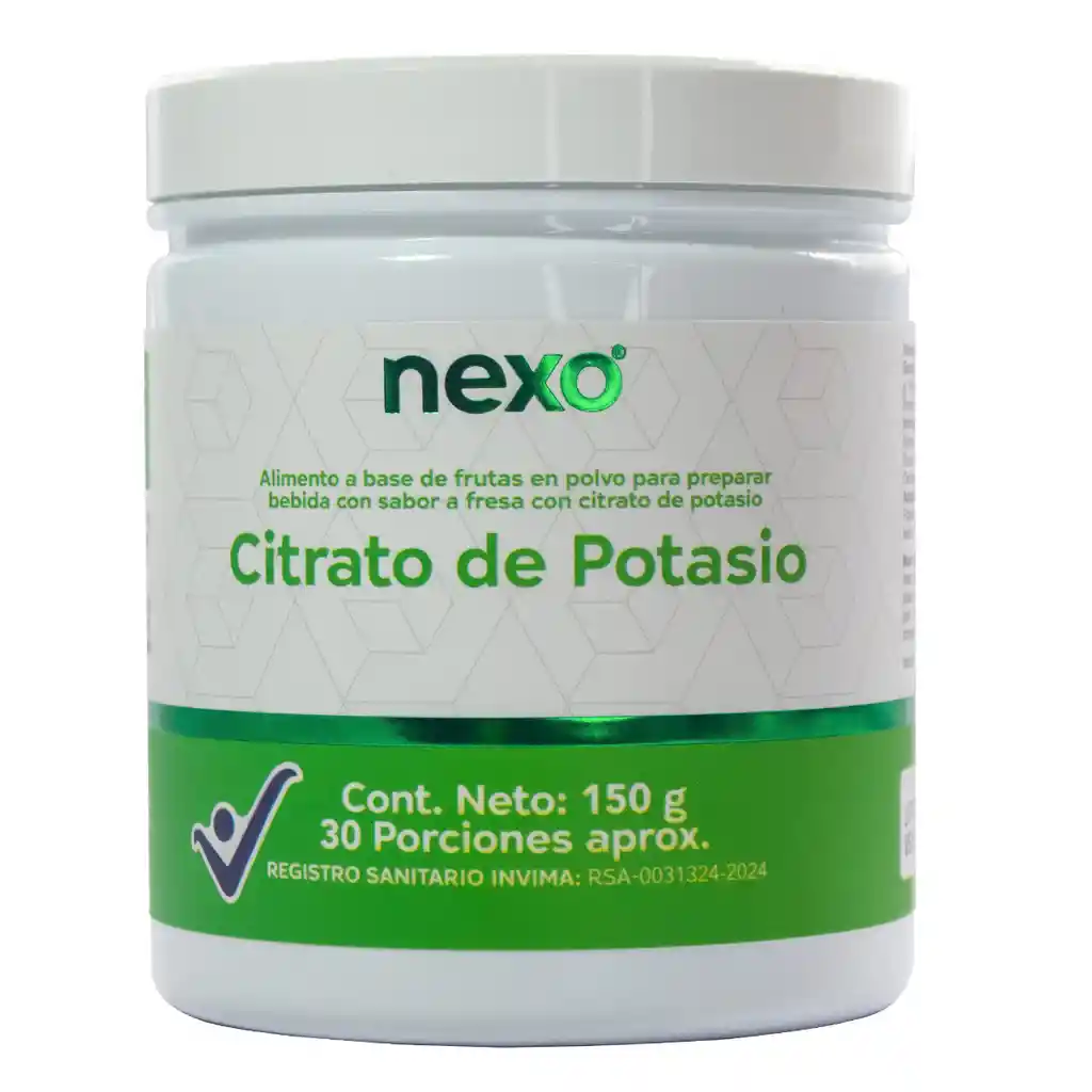 Citrato De Potasio En Polvo 150gr Nexo