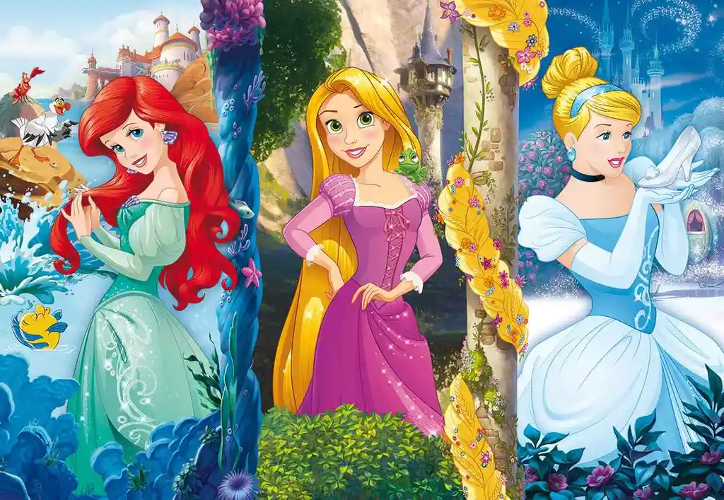 Rompecabezas 60 Piezas Princesas Disney Para Niños