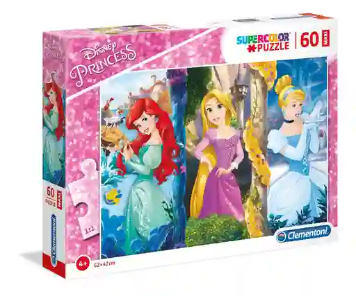 Rompecabezas 60 Piezas Princesas Disney Para Niños