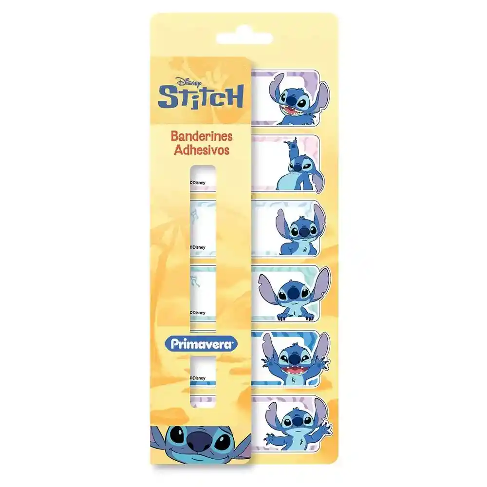 Banderines Notas Adhesivas Adhesivos Stitch X 6 Unid