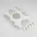 Cortina De Baño Bathroom Solutions 2x38cm Plastico