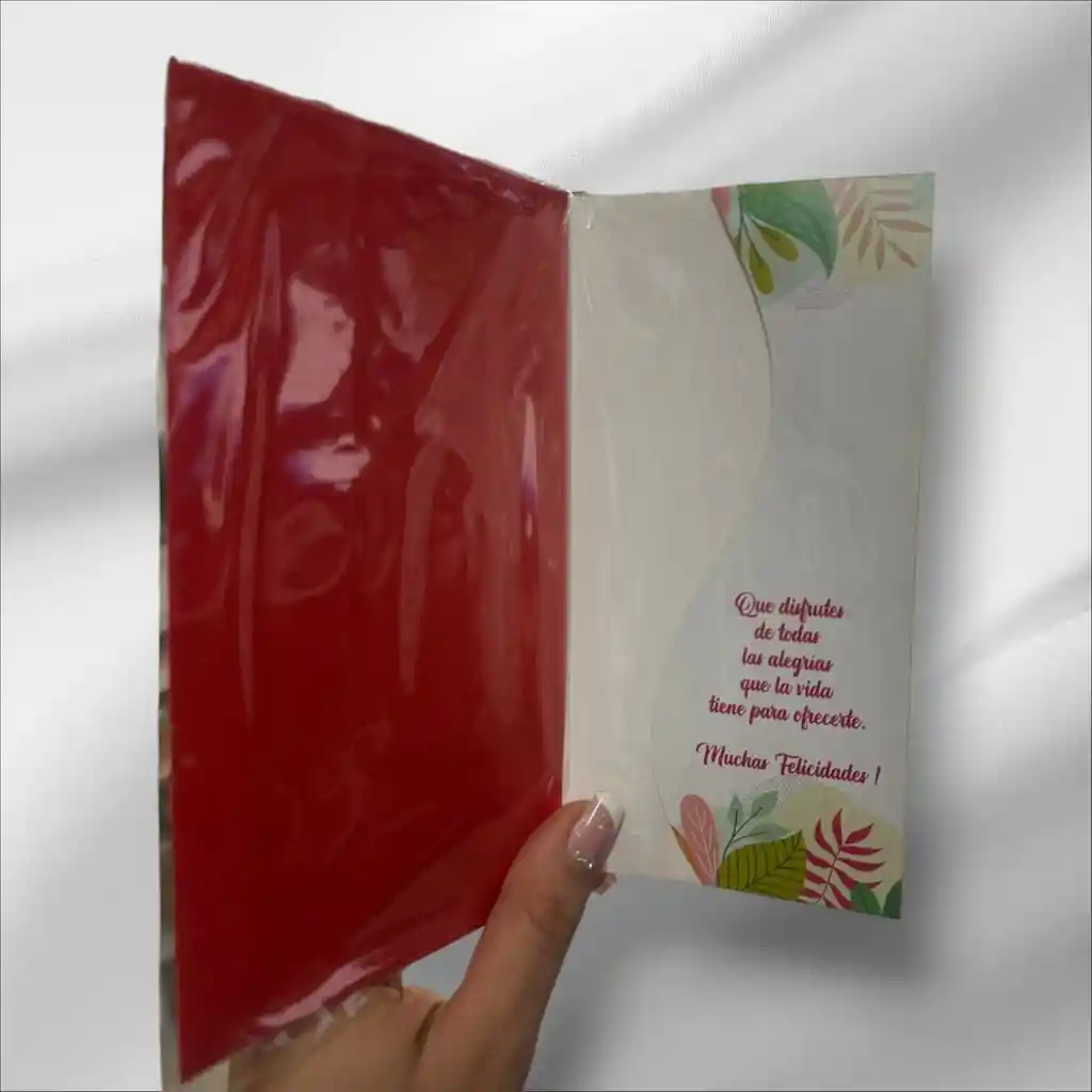 Tarjeta Regalo Mensaje Y Lluvia De Sobres Cumpleaños Mujer Colmodernas C 14x9cm