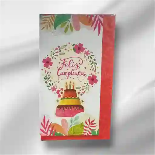 Tarjeta Regalo Mensaje Y Lluvia De Sobres Cumpleaños Mujer Colmodernas C 14x9cm