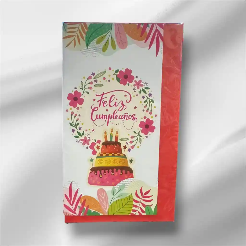 Tarjeta Regalo Mensaje Y Lluvia De Sobres Cumpleaños Mujer Colmodernas C 14x9cm