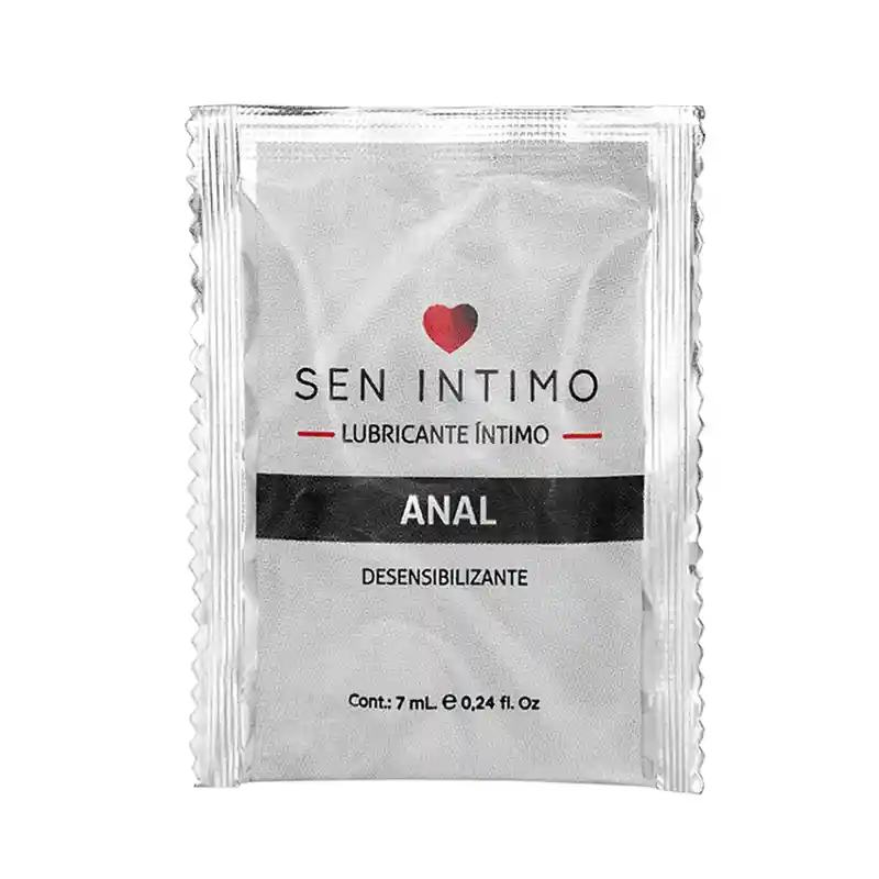 Lubricante Anal Sachet X 7ml Sen Íntimo